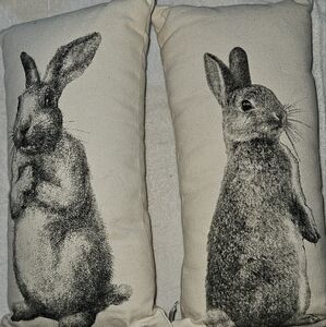 Maya Pickles Cotton Pillow in Black and Cream